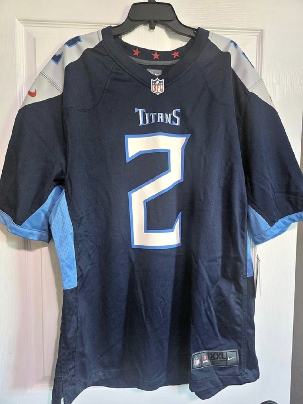 Nike Tennessee Titans Game Jersey Blue & Gray XXL